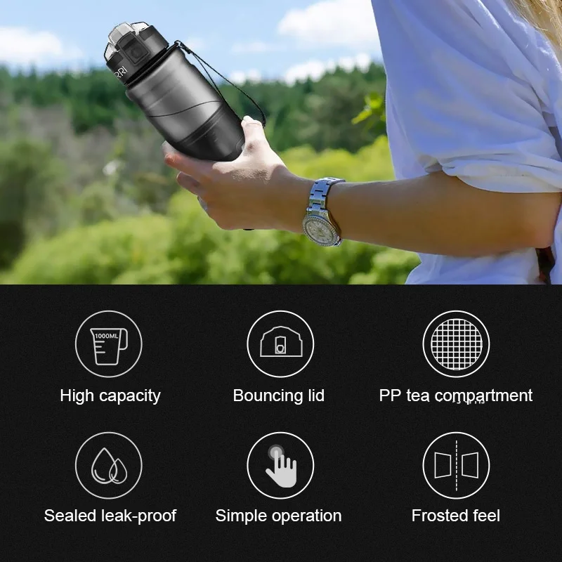 Mountain Bike Bicycle Water Drink Bottle Outdoor Sports Portable Cycling Kettle Water Bottle Drinkware 500/700/1000/1500ml