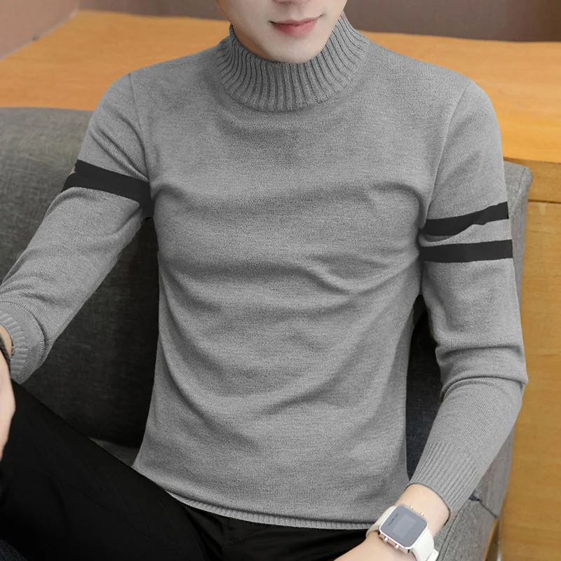 New Half-high-collar Fashion Comfortable Casual Sweaters Knitted Sweaters in Autumn and Winter New Half-high-collar Fashion Comfortable Casual Sweaters Knitted Sweaters in Autumn and Winter