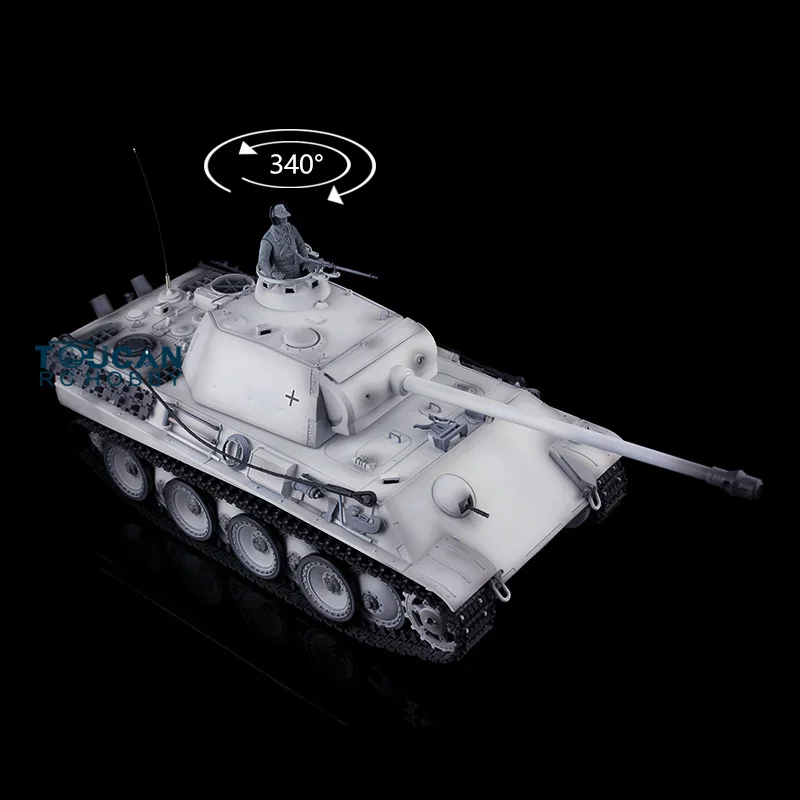 Heng Long 2.4G 1/16 Scale 7.0 Plastic German Panther G RTR RC Tank Model 3879 TH17485 3 Heng Long 2.4G 1/16 Scale 7.0 Plastic German Panther G RTR RC Tank Model 3879 TH17485 3