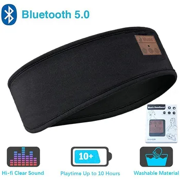 

Sleep Headphones Bluetooth Headband,Wireless Music Sport Headbands,Soft Sleeping Headsets with Built in Speaker for Running,Yoga