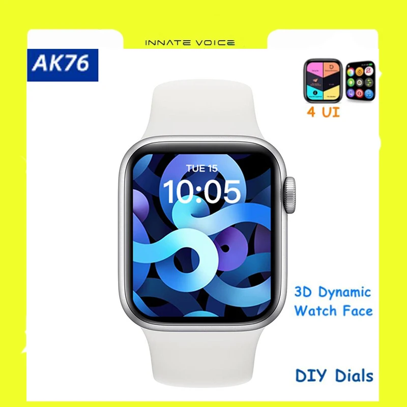 ZK50 AK76 1 75 HD Waterproof IP67 Watch Toy Heart Rate Fitness Tracker 
