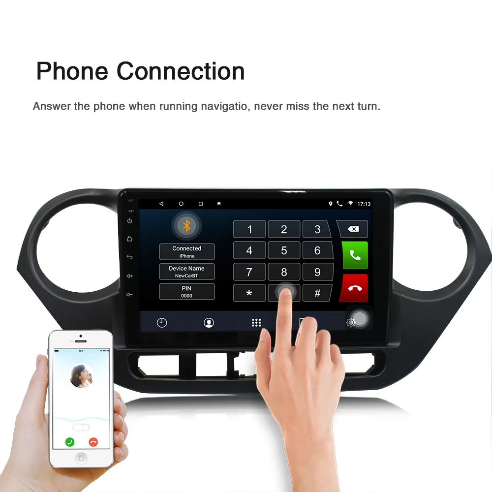 " автомобильное радио для HYUNDAI I10 мультимедийный плеер Android 8,1 Авторадио gps навигация Карро радио авто радио Зеркало Ссылка 1080P