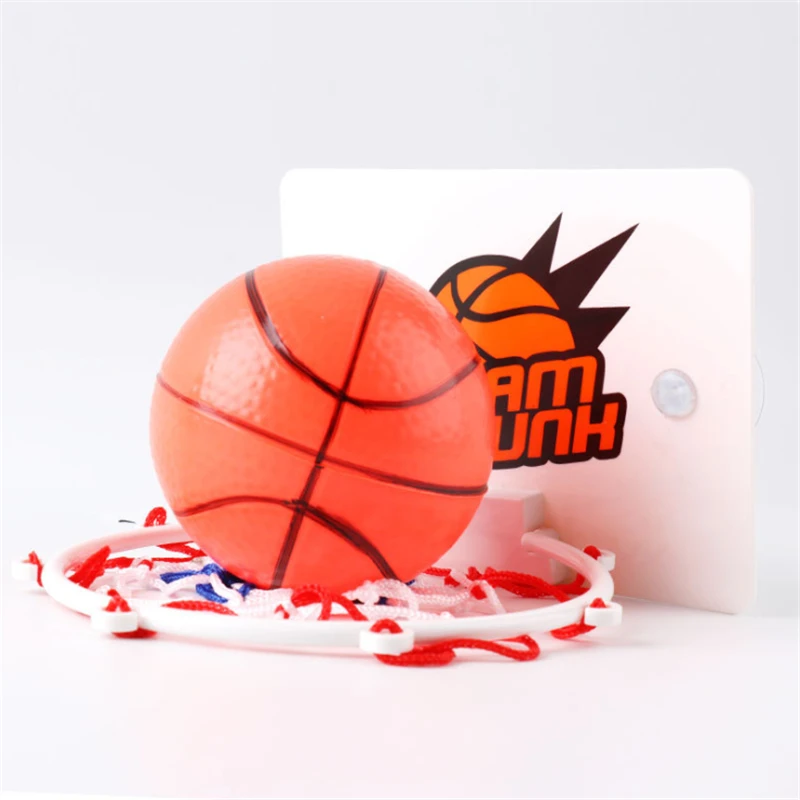 Pudincoco Portable Funny Mini Basketball Hoop Toys Kit Indoor Home Fans de Basketball Juego Deportivo Juego de Juguetes Niños Niños Adultos Blanco