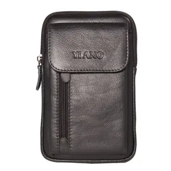 

Small Leather Fashion Crossbody Cellphone Phone Pouch Waist Pack Men Shoulder Bag
