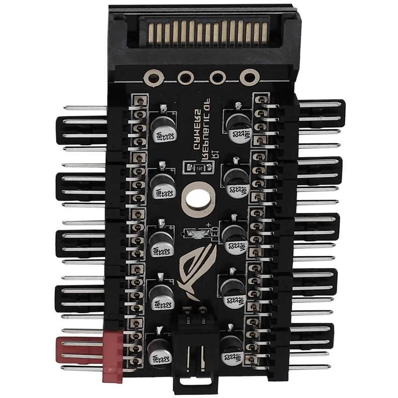 Motherboard 4-Pin PWM Hub FAN HUB Computer Temperature Control Speed Panel Chassis 4Pin Fan Extension Cable | Компьютеры и офис