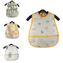 Хлопковый регулируемый водонепроницаемый нагрудник для кормления новорожденных мальчиков с героями мультфильмов; детская одежда; Слюнявчики; Детский фартук