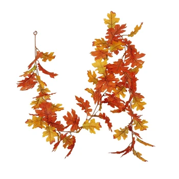 

Artificial Maple Autumn Colors Christmas Deciduous Rattan Thanksgiving Harvest Festival Home Decoration Flower Vine