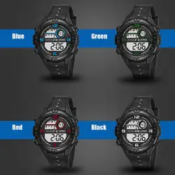 Модные мужские уличные спортивные водонепроницаемые часы с будильником, датой, секундомером, цифровые наручные часы relogio, секундомер