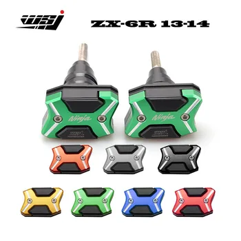 

Motorcycle CNC Crash Pad Frame Slider Protection Guard For ZX6R ZX636 ZX-6R ZX 636 6R 2013 2014 2015 13 14 15