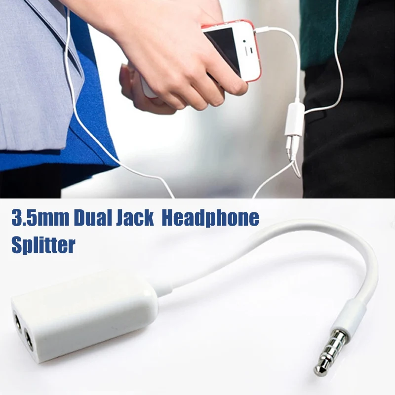Baru 3.5 Mm Dual Jack Earphone 