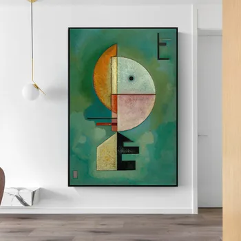 

Wassily Kandinsky Poster Vintage Canvas Painting Print Living Room Home Decoration Modern Wall Art Oil Painting Posters Pictures