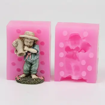 

We002 Boy Stereo Silicone Mould Chocolate Fudge Cake Decorating Tool Mold