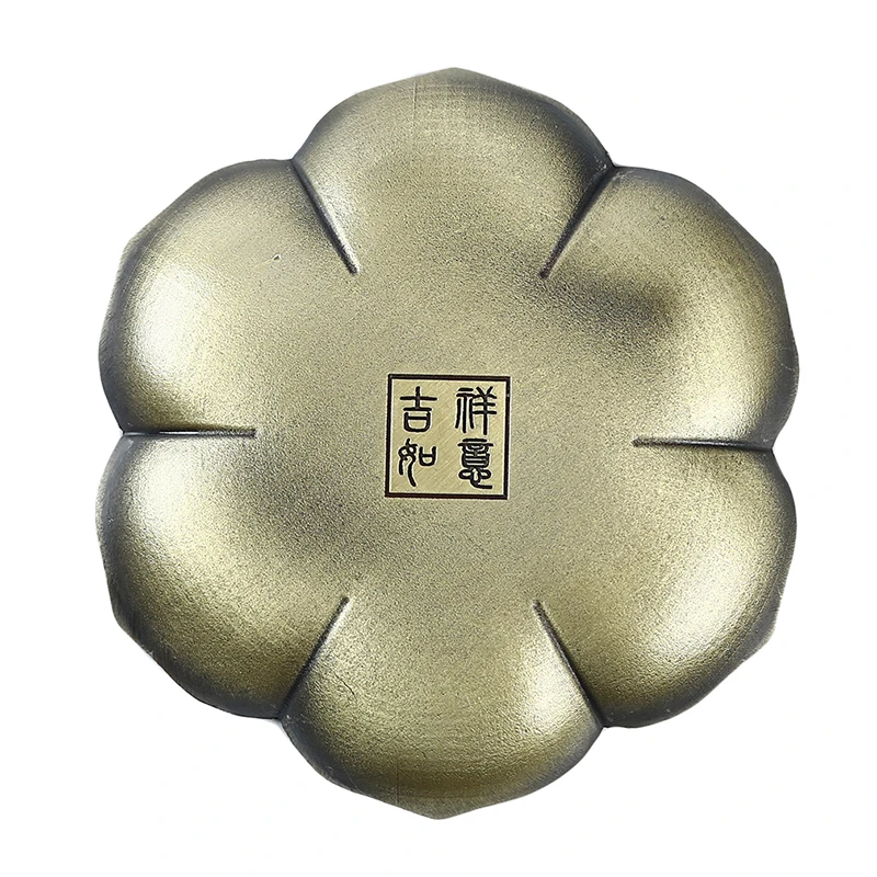 Green bronze Бронзовая палочка для ароматических благовоний в форме цветка сливы, ароматическая палочка, сиденье для благовоний, ароматические вставки, катушка для благовоний, держатель для благовоний, тарелка для сиденья - Цвет: Green bronze
