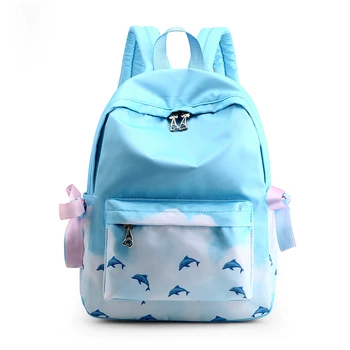 

2019 New Hot School Backpack Girls School Bags Pink Schoolbags Children Book Bag Printing Lightweight Backpack Female Sac A Do