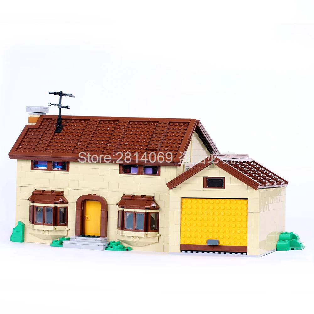 Kaufen 16005 Cartoon Film Kwik E Mart Haus Bausteine 2586 Stucke