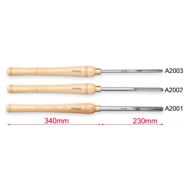 Bowl Gouge Wood Lathe Turning Set Woodturning Woodworking Long Tools Carpentry