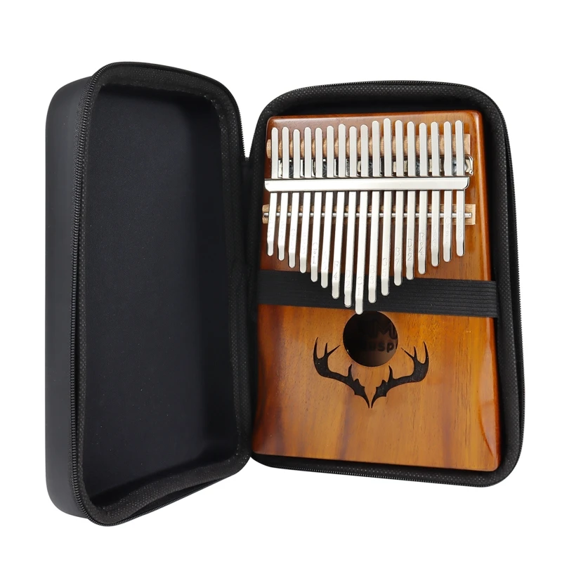 Piano Case 10/17/21 Keys Kalimba Case Thumb Piano Case Water-resistant Shock-proof Mbira Box Bag