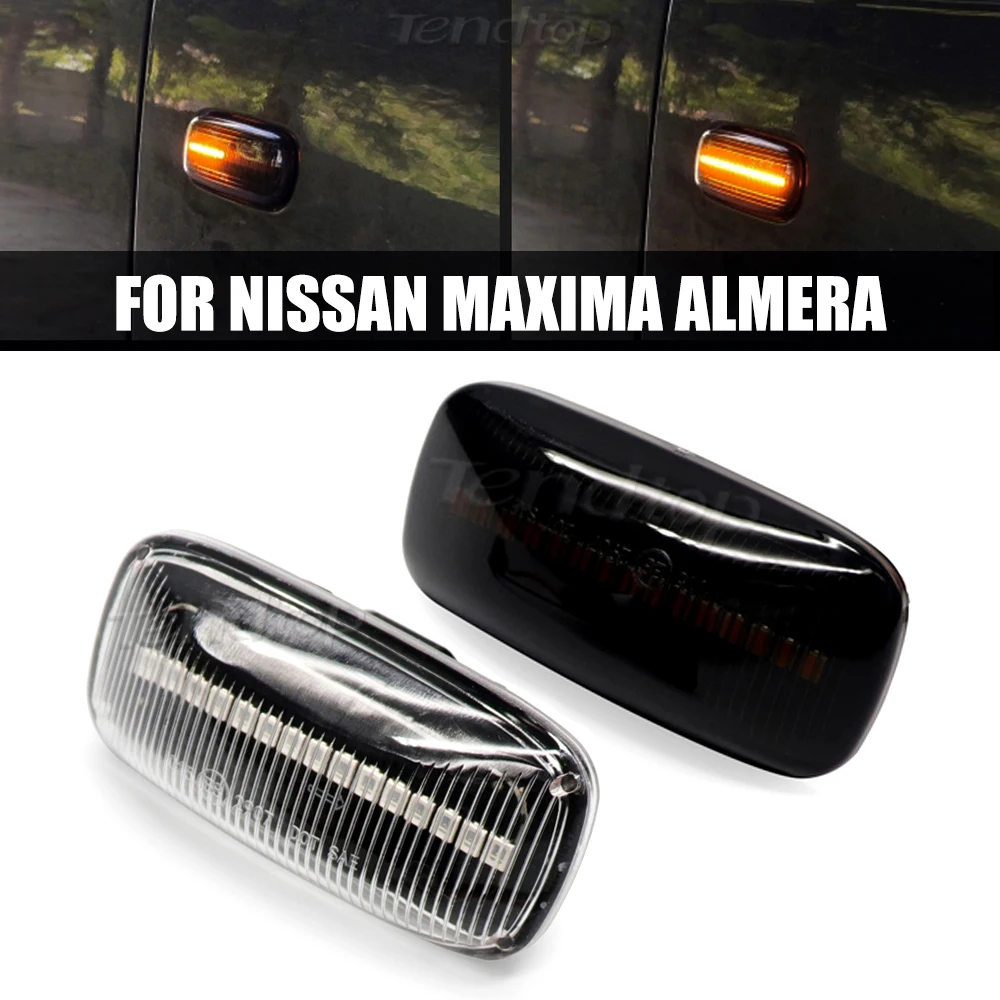 

Светодиодная лента для указателя поворота автомобисветильник, боковой габаритный фонарь для Nissan Maxima Almera Pulsar N15 Cefiro A32 1995 1996 1997 1998 1999 2000