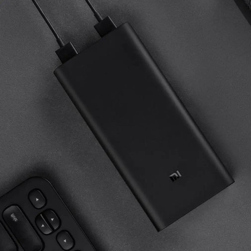 20000 мАч Xiaomi Mi power Bank 3 pro PLM07ZM 3 usb TYPE C 45 Вт Быстрая зарядка портативный блок питания 20000 внешний аккумулятор повербанк