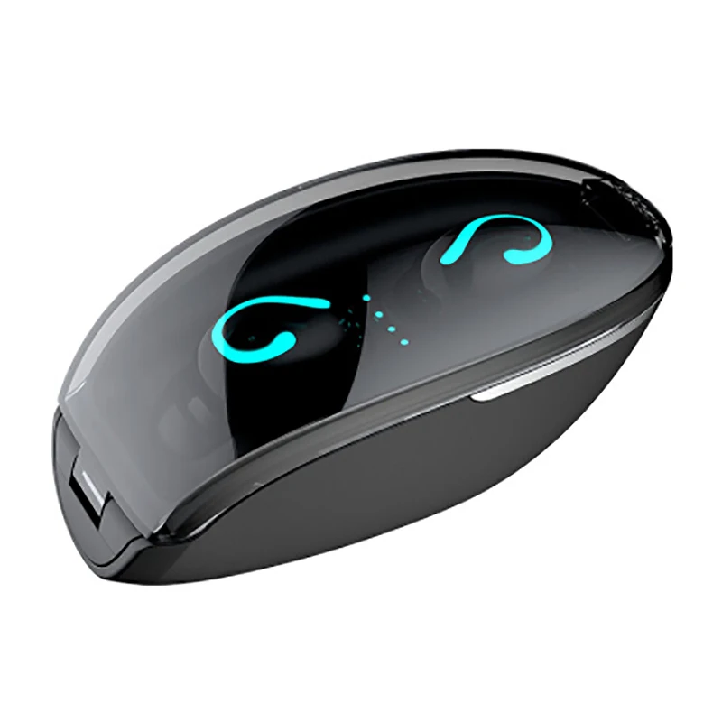 Q32 Bluetooth Headset TWS Bluetooth 5 0 Stereo Sports Wireless Automatic Pairing Headset with 650MAh Charging Box
