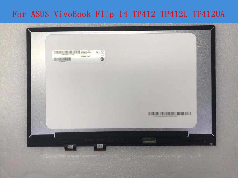 14 ''N140HCA для ASUS VivoBook флип 14 TP412 TP412U TP412UA дисплей сенсорный экран ЖК-дисплей сборка 1920*1080