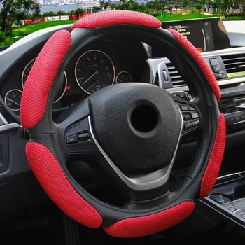 

Interior Steering Wheel Cover Breathable Mesh Cloth Universal Protector