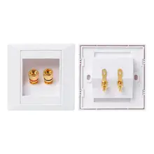 Настенная Розетка аудио видео панель динамик распределительная коробка розетка 19QB