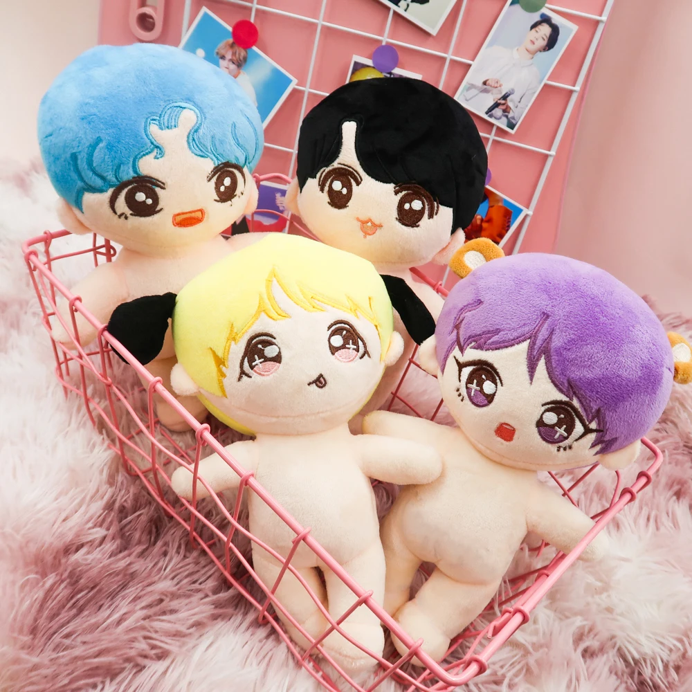 Bangtan Boys 20 см плюшевая кукла игрушка Suga Jimin V Jungkook Furry Kpop плюшевые игрушки звездный