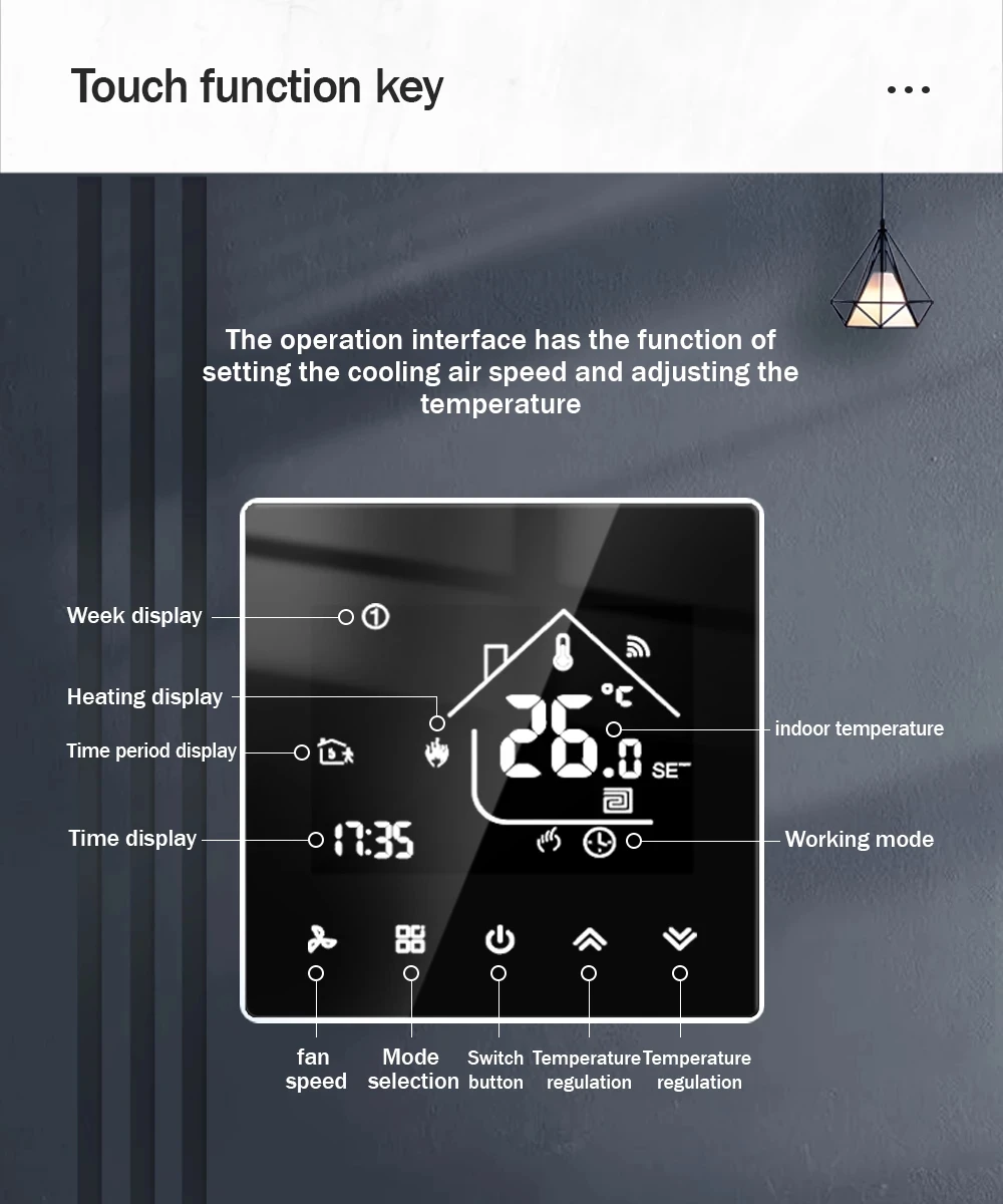 MOES Termostato Calefacción WiFi para Caldera,Termostato Inteligente de  Ambiente Programmabile con Clima,Humedad,Compatible con Alexa Echo/Google  Home,Control con App(Blanco) : : Bricolaje y herramientas