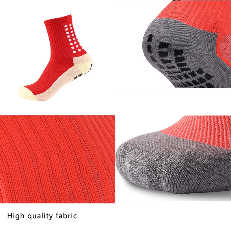 Men's And Women's High-Quality Soccer Socks Anti-Slippery Sweat-Absorbant Football Socks Breathable Durable Thick Sports