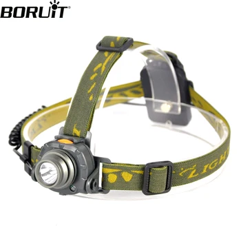 

BORUIT XPE LED AAA Battery Body Motion Sensor Mini Headlight 2000LM IR Sensor 3 Modes Headlamp For Camping Hunting Head Torch