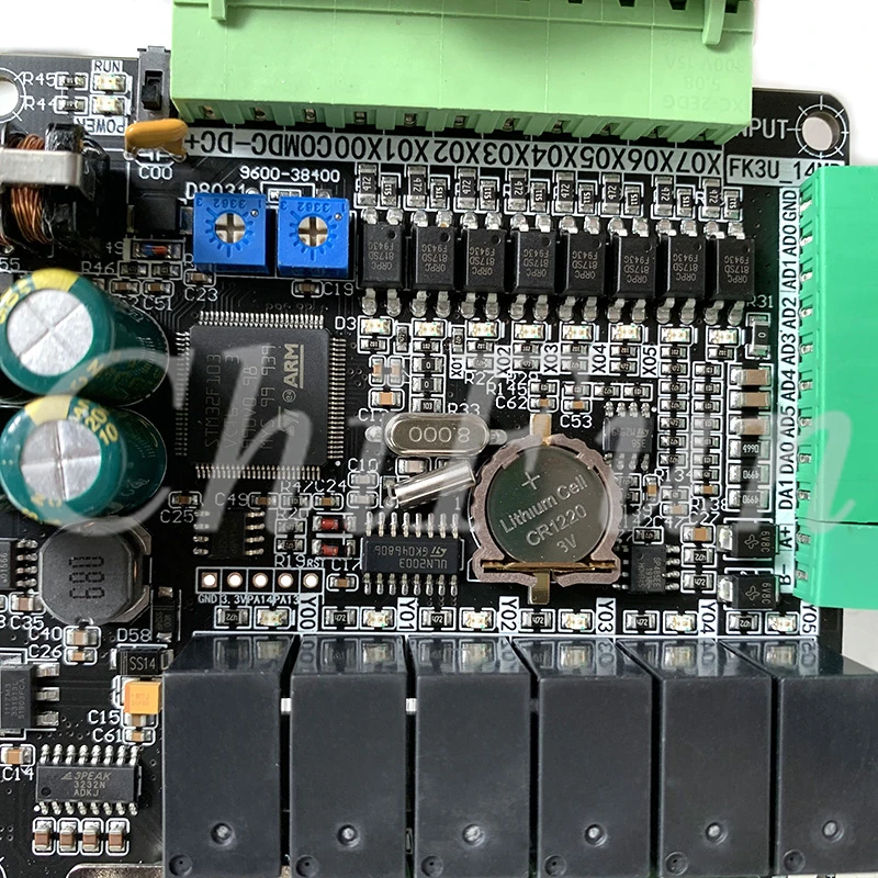 Высокоскоростной FX1N FX2N FX3U 14MR/10MR 8 входов 6 релейных выходов промышленная плата