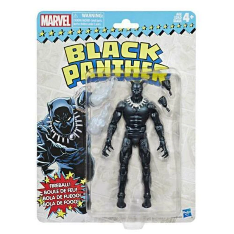 Marvel Legends Ретро коллекция волна 2-Черная пантера фигурка игрушка Brinquedos Фигурки Модель подарок