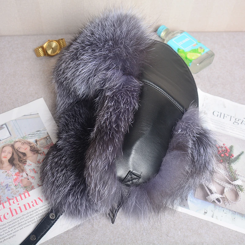 キツネ　皮　毛　本物　帽子　値下げしました キツネ 皮 毛 本物 帽子 値下げしました