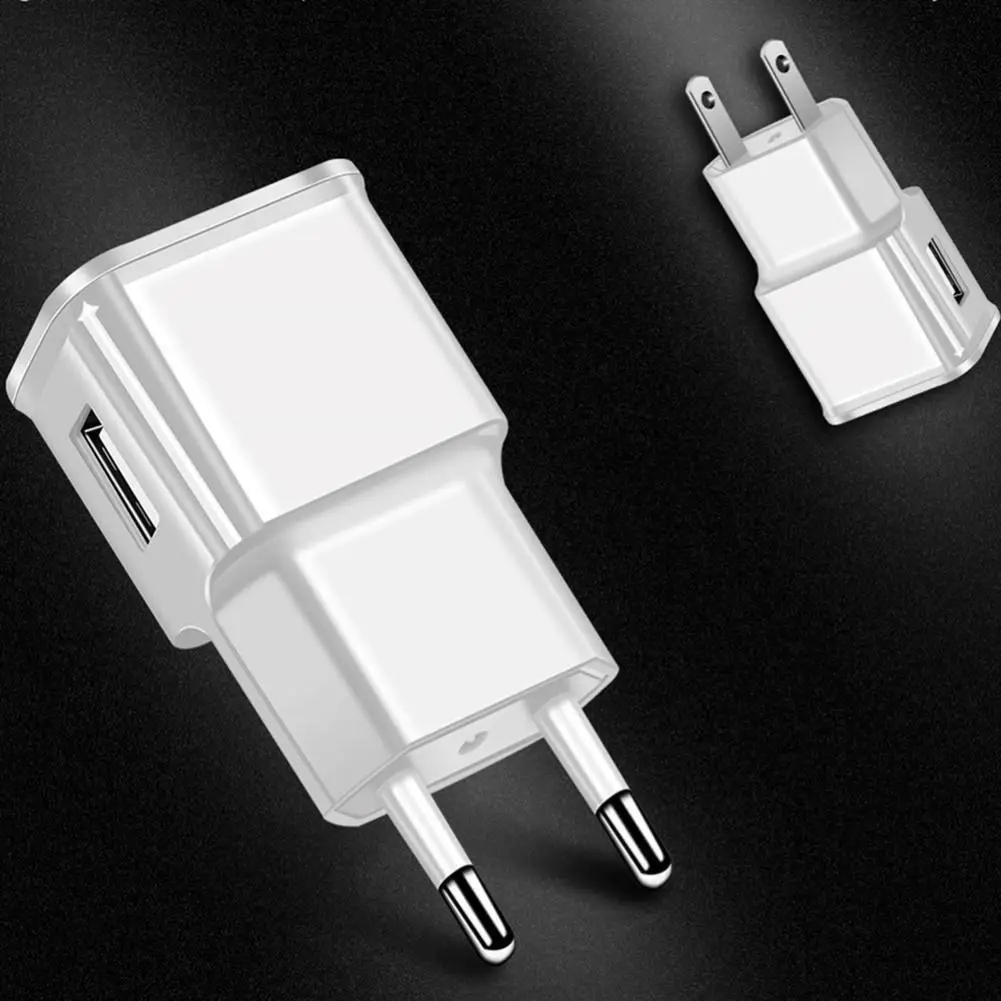 Portable Travel Charging Head Portable EU/US Plug 5V Single USB Mobile Phone Charger Power Adapter For Xiaomi Android Phone