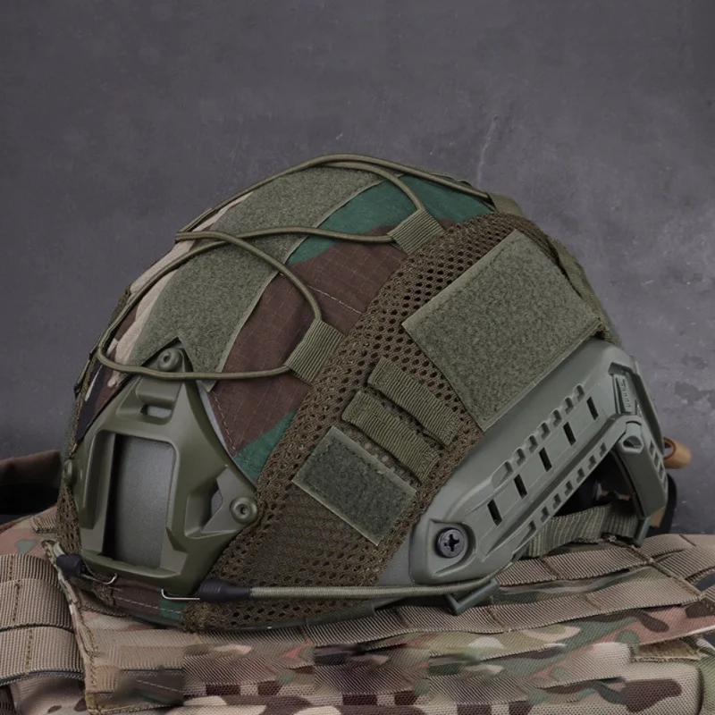

Airsoft Hunting (Tactical Military Combat) Helmet Cover CS Wargame Sport Helmet Cover For Ops-Core PJ/BJ/MH Type Fast Helmet new