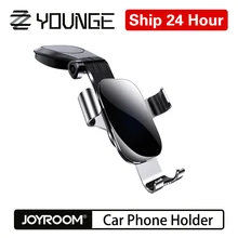 Joyroom ZS198 вес нетто 66 г алюминиевый сплав и абс+ силиконовый материал заводской логотип держатель мобильного телефона для автомобиля вентиляционное отверстие