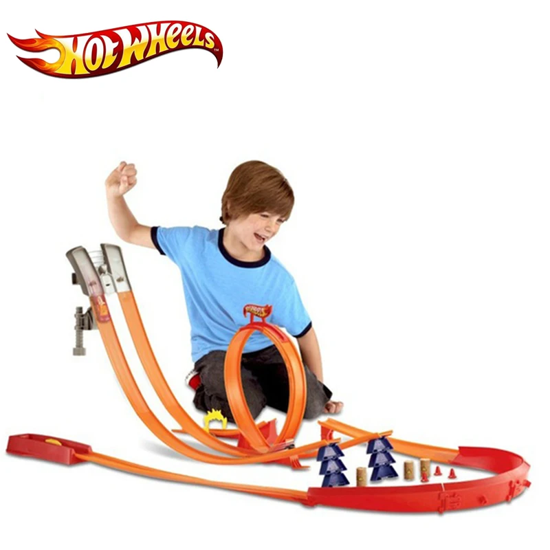 Оригинальный стереоскопический маневренный трек Hot Wheels фигурка 8 Raceway