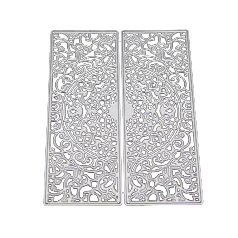  Lace Background Border Cards Making Metal Cutting Dies Invitation Card Scrapbooking Decorative Sten - 4000045486537