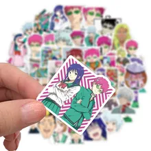 

10/30/50/100Pcs Saiki Kusuo No Sai-nan Stickers kawaii Anime Stickers Laptop Comic Guitar DIY Waterproof Cartoon Graffiti Decal