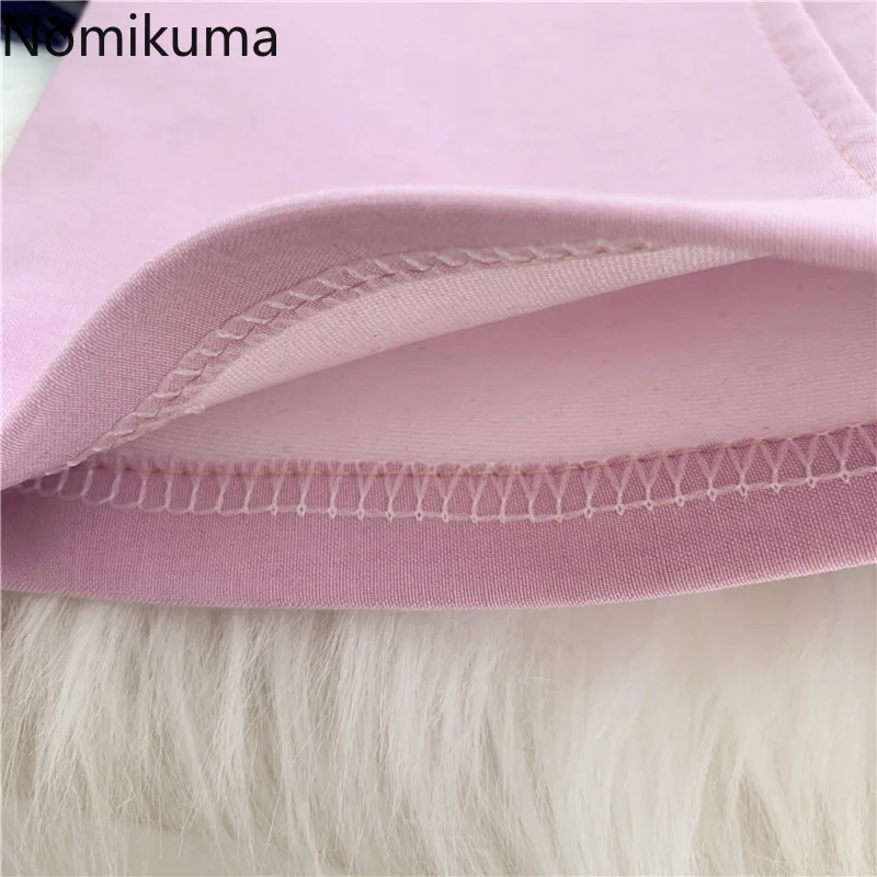 Шорты Nomikuma женские с завышенной талией однотонные Короткие штаны на молнии в