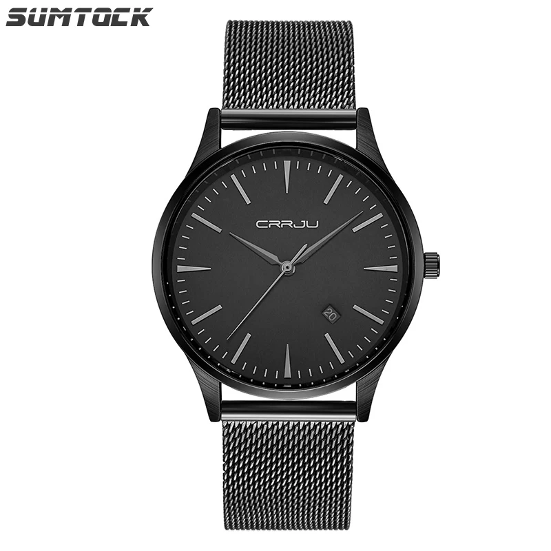 SUMTOCK Mens Watches Top Brand Luxury Quartz Wristwatches 2019 Men's Watch With Blue Gift For Men Watch reloj hombre lige lujo