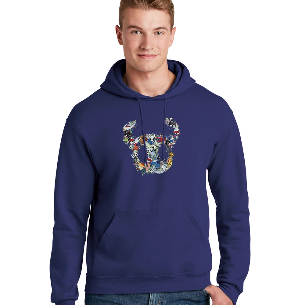 

Cartoon Animal Combination Pattern Hollow Crew Print Man Hoody Big High Quality Men Hoodies Fashion Brand Hip Hop Mens Pullovers