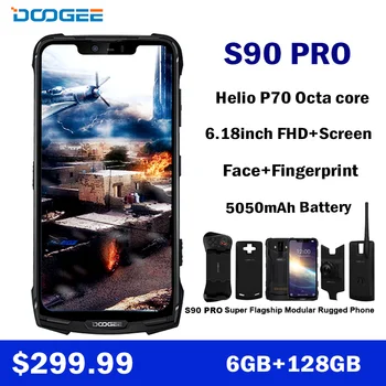 

DOOGEE S90 Pro 6GB+128GB Modular Rugged Mobile Phone Android 9.0 Octa Core 6.18" 12V2A Smartphone Explosion proof Smart phone