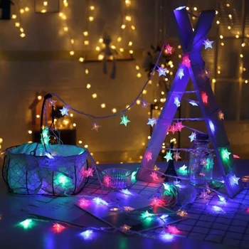 

LED String Light Star Lights Night Light String Fairy Light home Window Indoor Outdoor Wedding Party Christmas Garden Decoration