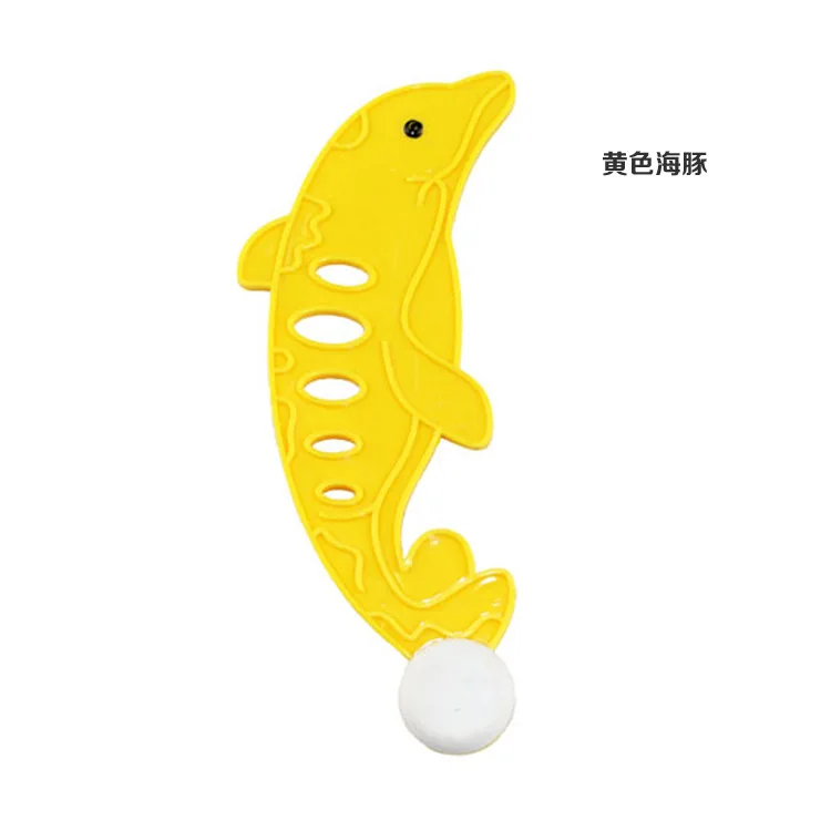 Plastic Diving Grabbing Toy Swimming Pool Cute Dolphin Modeling Three-Color a Set of Blister Packaging