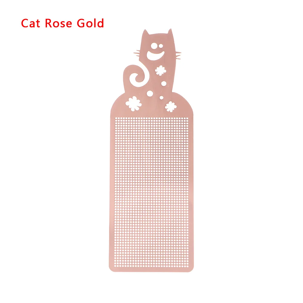 Cat Rose Gold 1 шт. Милая бабочка сова, крест стежка металлическая Закладка Сделай Сам серебряное Золотое рукоделие Рукоделие Вышивка ремесла счетный крест-Набор для вышивки - Цвет: Cat Rose Gold