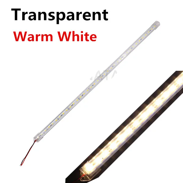 Clear warm white Светодиодный светильник для бара DC12V 72 светодиодный s/pc 0,5 м/катушка водонепроницаемый уличный холодный белый/теплый белый светодиодный Жесткий полосы 5730 5630 Светодиодная лента - Испускаемый цвет: Clear warm white