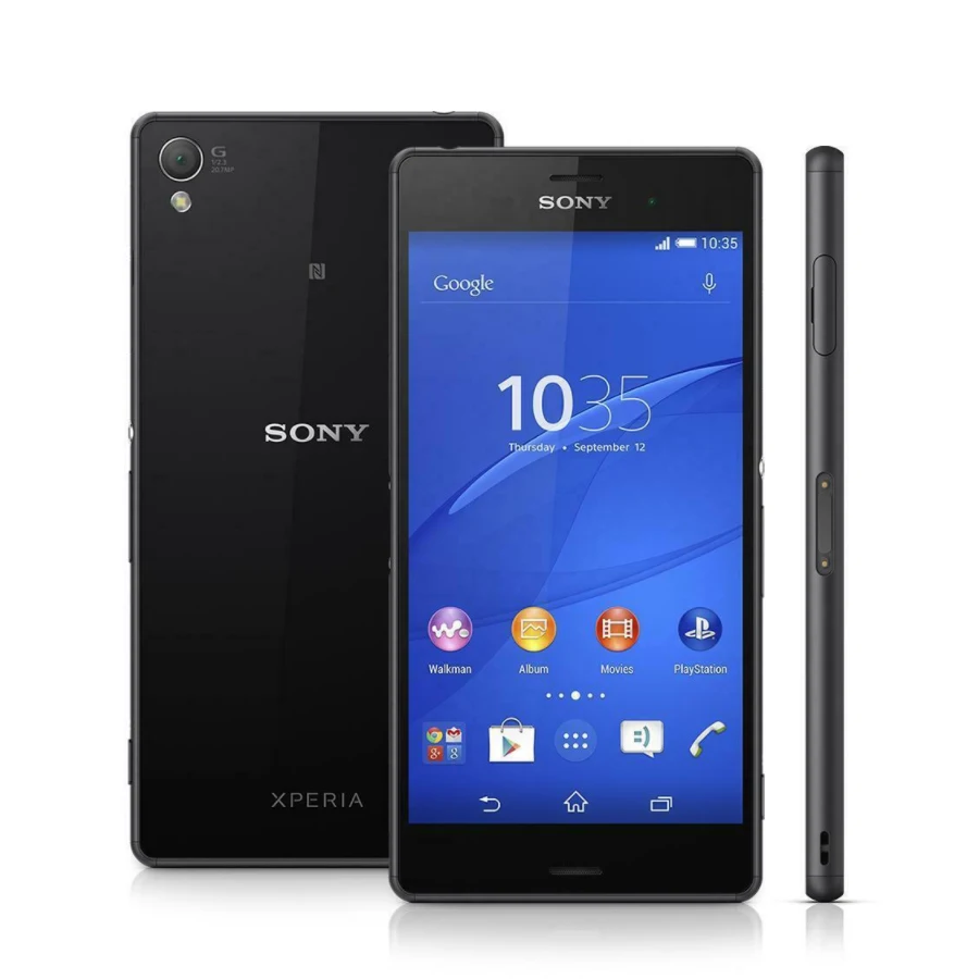 Абсолютно мобильный телефон sony Xperia Z3 D6603 3 ГБ 16 ГБ, 4G LTE 5,", Четырехъядерный Смартфон Snapdragon 801, 3100mAhNFC