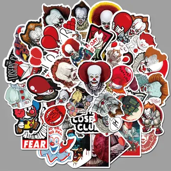 

50 Sheets It Chapter Two TV Series Graffiti Waterproof Sticker Trunk Guitar Skateboard Notebook Waterproof Stickers